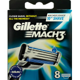 Кассета на станок Gillette MACH 3 (8шт) 3548