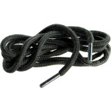 Шнурки круглые 1,5м черные (прод по 10)
