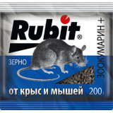 Зерно Зоокумарин от крыс и мышей Рубит 200гр*30  1530