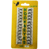 Крючок для одежды №1 черн 12мм(24шт) цена за упак