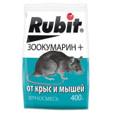 Зерно Зоокумарин от крыс и мышей Рубит 400гр пакет*25 0889