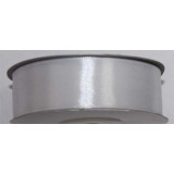 Лента Атлас 2,5см (уп.25ярд) белая *5