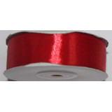 Лента Атлас 2,5см (уп.25ярд) красный *5