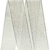 Лента Люрекс 2.5см серебро 25 м.