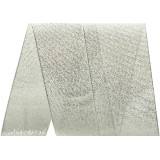 Лента Люрекс 5,0см серебро 25 м.