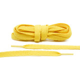Шнурки плоские 1м желтый (прод по 10)