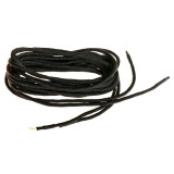 Шнурки круглые тонкие 70см черные (прод по 10)