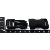 Карабин (фастекс) 2,5см черный