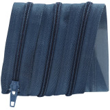 Молния СПИРАЛЬ №5  80см т.серая