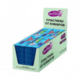 Пластины от комаров Домовой 10шт тройной удар (ПРОД ПО 40)*360 0309