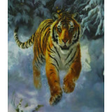 Мозаика со стразами 20х20 на рамке LM-K20297(тигр)