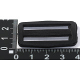 Регулятор пласт для ременной ленты арт.AS1116 шир.3,2 черный *100