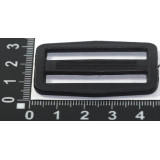 Регулятор пласт для ременной ленты арт.AS1116 шир.3,8 черный *100