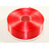 Лента  Атлас 2,5см (уп.33м) №129 алый