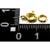 Замок для бус арт.803/XF 5015 (уп.50шт)кольцо золото
