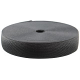 Резинка 3,5см (бобина) (уп 25м)  №365 ДС черный