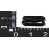 Застежка -крючок метал.для бюстгальтера шир.12мм (прод по 20) черный