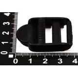 Регулятор пласт для ременной ленты арт.AS1093 шир.2,5 черный