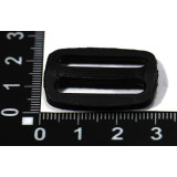 Регулятор пласт для ременной ленты арт.AS1116 шир.2,5 черный *100