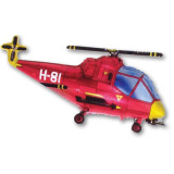 Шар фольга 1207-0942 Ф Вертолет красный 70см*100см 28