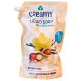 Крем-мыло жидкое Creamy 1,25л ваниль/масло макадамии*6 1112
