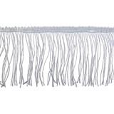 Бахрома шелковая без петли (уп 10 ярд) шир.100мм белый
