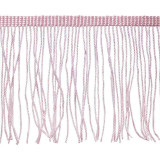 Бахрома шелковая без петли (уп 10 ярд) шир.100мм св.розовый