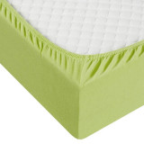 Простынь на рез. трикотаж 140х200 салатовый