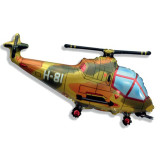 Шар фольга 1207-1410 Вертолет милитари  70см*100см 28