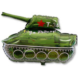 Шар фольга 1207-1856 Танк Т-34 70см*100см 28