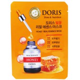 Ткан.маска  д/лица DORIS с медом Honey Real Essence 25мл 0634
