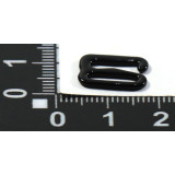 Застежка -крючок метал.для бюстгальтера шир.10мм (прод по 20) черный