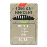 Иглы ORGAN д/швей.машин  DB*1/80 (упак.10шт)