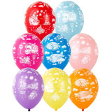 Шары 1103-1274 Balloons Шелкография пастель Транспорт (14