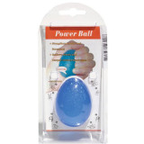 Мяч для массажа кисти яйцевидной формы жесткий  L 0300 M зеленый 7808