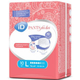 Впитывающее нижнее белье для женщин iD PANTS For Her L 10 шт*8 9493