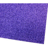 Фоамиран неклеевой с глитером 2мм 20х30см (прод по 10) 08 фиолет