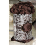 Плед бубон 200х220 шоколад