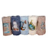 Полотенце д/рук 35х70см Якорь *12