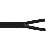 Молния СПИРАЛЬ потайная №7 н/р с декор. бегунком 20см черный