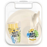 Набор д/пикника 37 предметов на 6 персон св.-бежевый*4 4425 РО