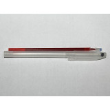 Ручка д/ткани с водоисчез. чернилами 13,5см (толщ. 0,5мм) красный