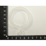 Кольца для карнизов с зажимом d 3,7см (уп 50шт) прозрачный/пластик