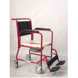 Кресло – коляска Е 0807 с санитар/оснащ, 4 колеса, ширина 43см, до 110 кг  Ergoforce 3673