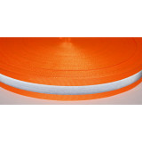 Лента светоотражающая на тесьме АТ-25 2,5см (100м) №012 неоново-оранжев