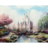 Мозаика со стразами 45х35 без рамы SEG 70303 замок