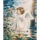 Картина рисование по номерам 50х65 X1474 ангелочек