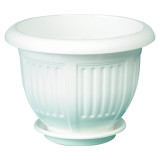 Кашпо д/цветов Лотос 1,0л (Белый) 0847