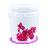 Кашпо д/цветов Орхидея 3,0л (Фиолетовый)*50 2643