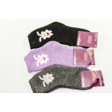 Носки подр. дев. махра+ангора 